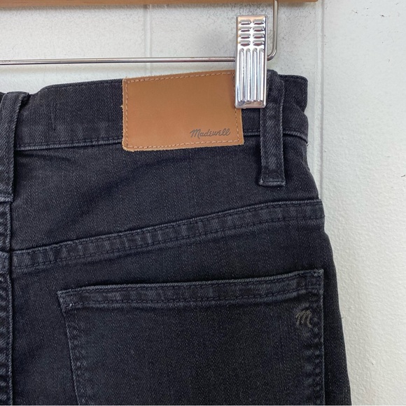 Madewell Slim Wide Leg Crop Jeans Women’s 26 Faded Black High Rise - Picture 9 of 16